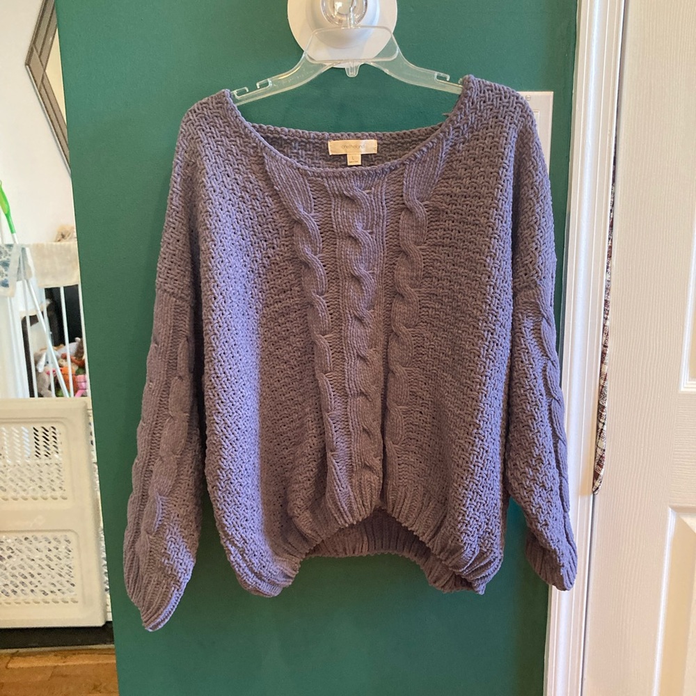 Onetheland plush knit sweater never worn  new with tags